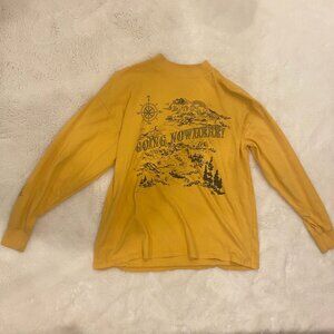 Grunge "going nowhere" sweater